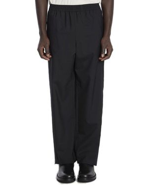 The Row Konan Wide Leg Trousers - Black