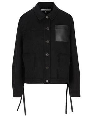 Loewe Single-Breasted Jacket - Black