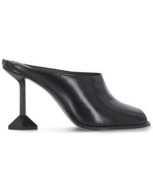 Ash Dance Slip-On Mules - Gray