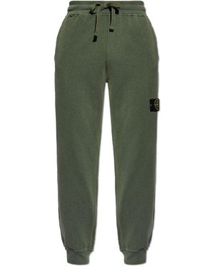 Stone island logo patch track pants hotsell