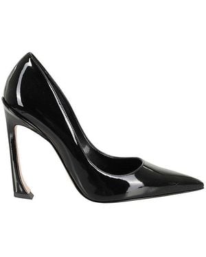 Piferi Avangarda Pointed Toe Court Shoes - Black