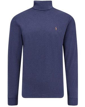 Polo Ralph Lauren Cotton Turtleneck - Blue