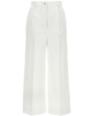Dolce & Gabbana High Waist Pants - White