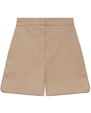 ショートパンツ MAX MARA Women Shorts  Burmudas 2511131061600 002 Beige Weekend Max Mara Beige Bermuda shorts in cotton and linen