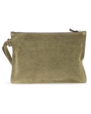 LIE STUDIO Charlie Wristlet Clutch - Green