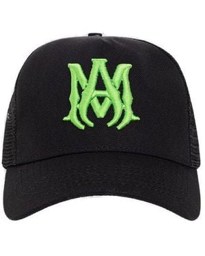 Amiri Logo-embroidered Trucker Cap - Green