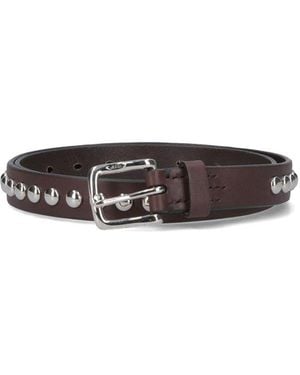J&m Davidson Studded Belt in Black for Men | Lyst