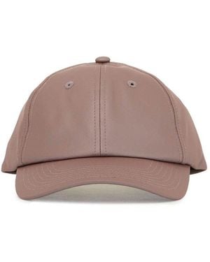 Rains Eyelet Detailed Curved Peak Cap - Brown