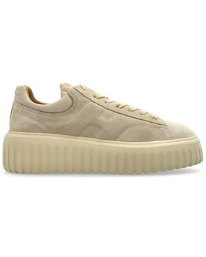 Hogan H-Stripes Trainers - Natural