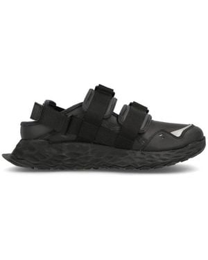 New Balance X Junya Watanabe X Comme Des Garçons Round-Toe Buckle-Fastened Trainers - Black