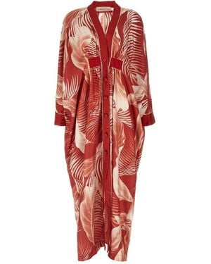 F.R.S For Restless Sleepers F.R.For Restless Sleepers Icelos Patterned Dress - Red