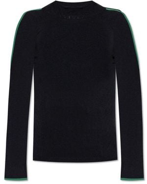 Lacoste Sporty Mesh Detail T-Shirt - Black