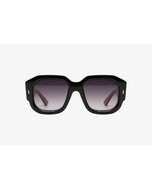 Jacques Marie Mage Lacy Oversized Frame Sunglasses - Blue