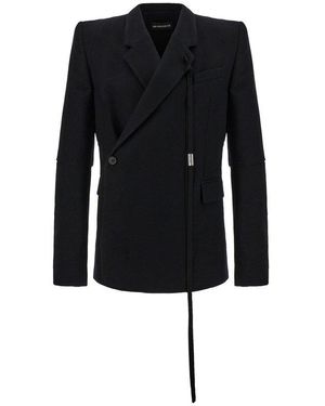 Ann Demeulemeester Wool Blazer - Black