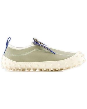 Sunnei 1000 Chiodi Zig-Zag Stitch Detailed Sneakers - Green