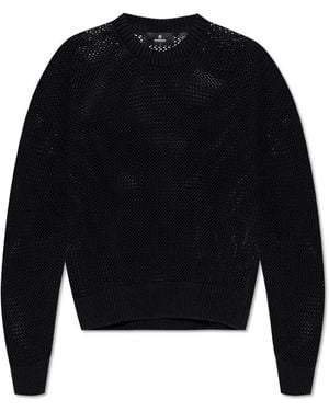 Represent Textured Crew Neck Knitwear - Black