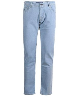 Jacob Cohen Nick Logo Patch Jeans - Blue