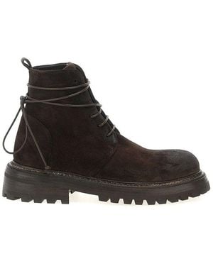 Marsèll Carrucola Combat Lace-Up Boots - Black