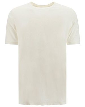 Thom Krom Short Sleeved Crewneck T-Shirt - White