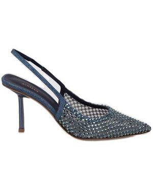 Le Silla Gilda Slingback Pumps - Blue