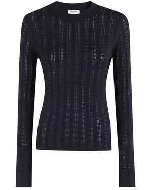 Filippa K Sheer Long Sleeve Top - Blue