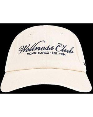 Sporty & Rich Logo Detailed Curved Peak Cap - Black