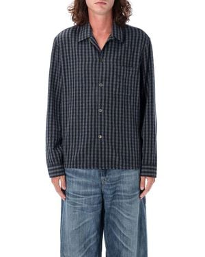 Our Legacy Heusen Checked Shirt - Blue