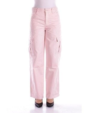 Guess Cargo Chino Trousers - Pink
