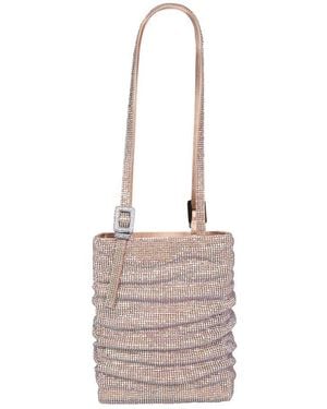 Benedetta Bruzziches Lollo La Grande Open Top Shoulder Bag - Metallic