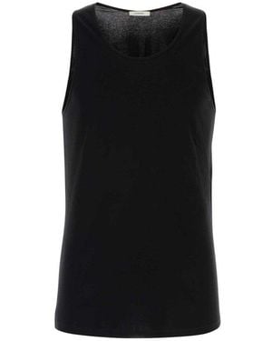 Lemaire Cotton Tank Top - Black