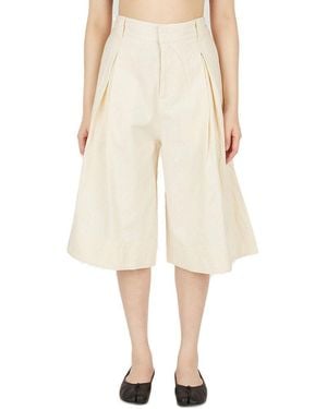 Toogood Landscaper Wide-Leg Knee-Length Shorts - Natural