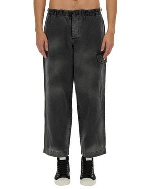 YMC Utility Style Cargo Trousers - Black