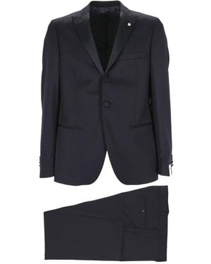 L.B.M. 1911 Single-Breasted Suit - Blue