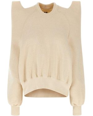 Rick Owens Tecsweat Sweatshirt - Natural