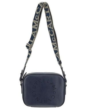 Stella McCartney Stella Logo Mini Crossbody Bag - Blue