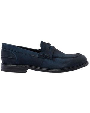 Pawelk's Loafer Flat Shoes - Blue