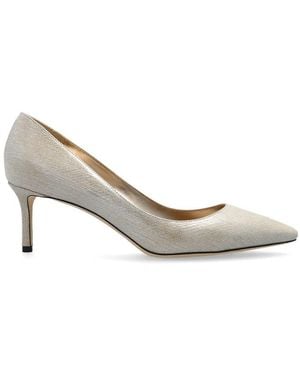 Jimmy Choo Romy 60 Pointed Toe Pumps - Metallic