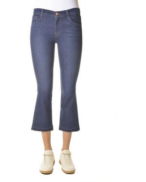 J Brand Selena Boot Cut Jeans - Blue
