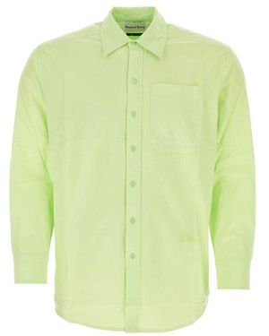 House Of Sunny Classic Button-Up Shirt - Green