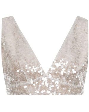 Philosophy Di Lorenzo Serafini Embellished Micro Top - White