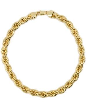 Anine Bing Twist Rope Necklace - Metallic