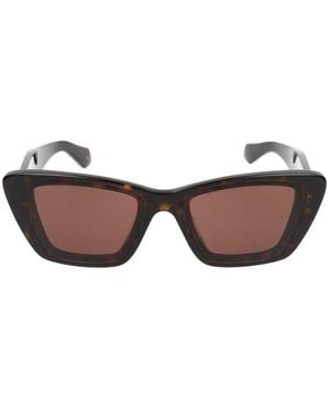 Alaïa Square Frame Sunglasses - Pink