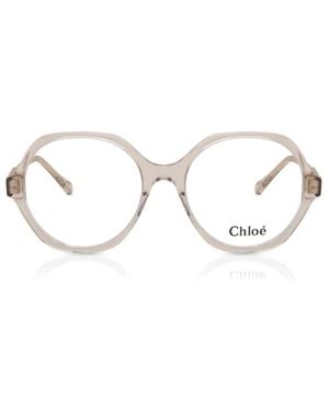 Chloé Round Frame Glasses - Natural