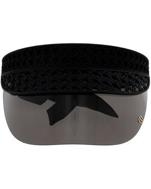 DIOR ヴェリーディオール V1U ボウディテール バイザー Dior Verydior V1U Bow-Detailed Visors in Black | Lyst