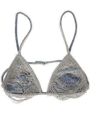 retroféte Hyde Triangular Cup Bra - Gray