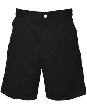 Carhartt Logo-Patch Shorts - Black