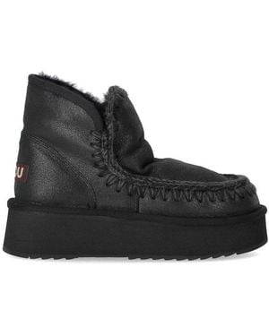 Mou Eskimo Platform Boots - Black