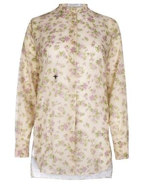 Dior Allover Printed Buttoned Shirt - Natural