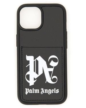Palm Angels Case For Iphone 15 - Black
