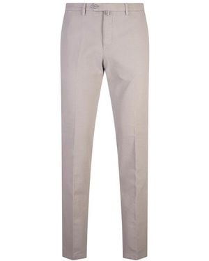 Kiton Regular Fit Straight-Leg Trousers - Grey